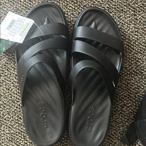 CROCS Getaway Strappy Black Women's Sandals